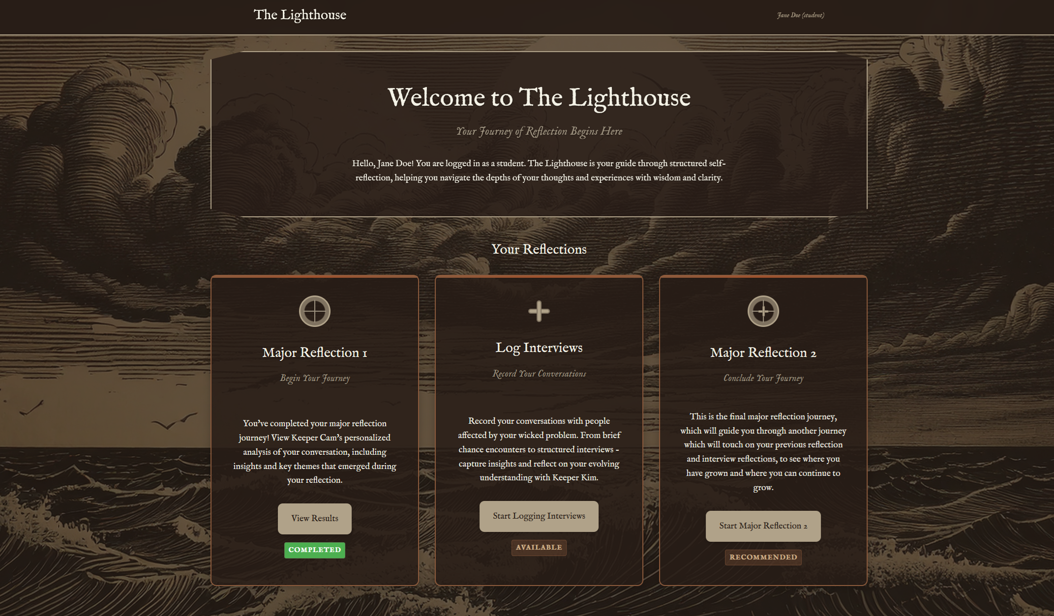 Lighthouse home page
